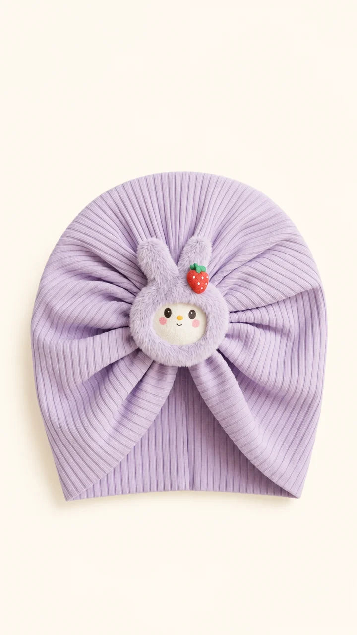 Lilac Bloom Newborn Turban