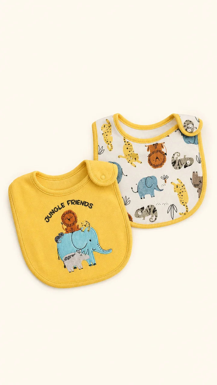 Jungle Pals Bib Duo