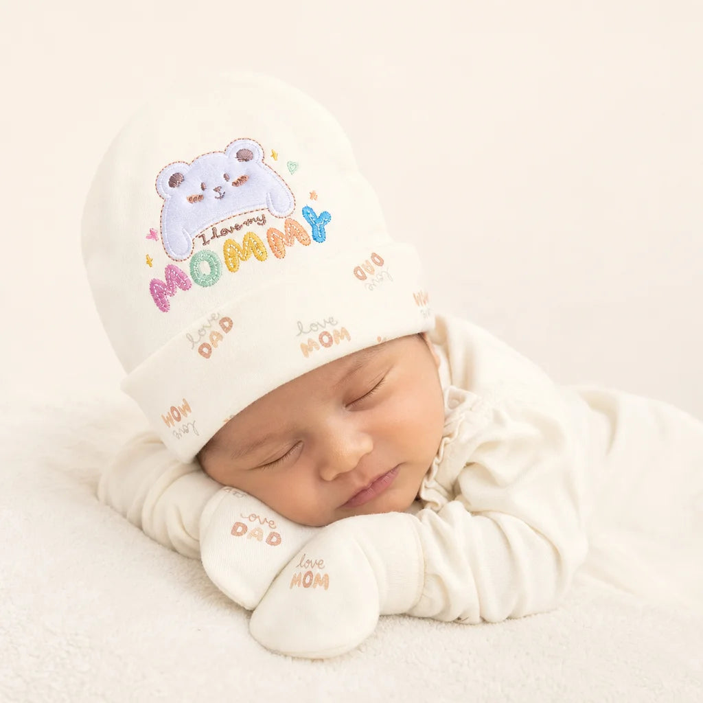 Rainbow Daydream Newborn Cap