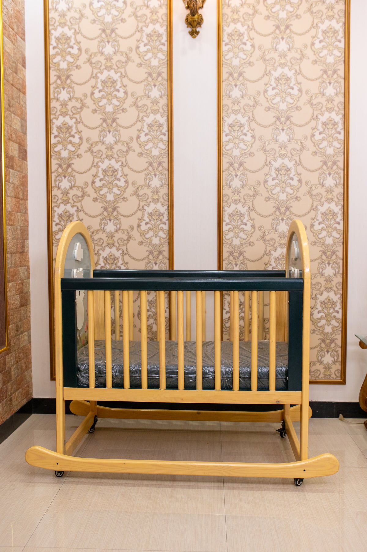 Premium Wooden Baby Cot