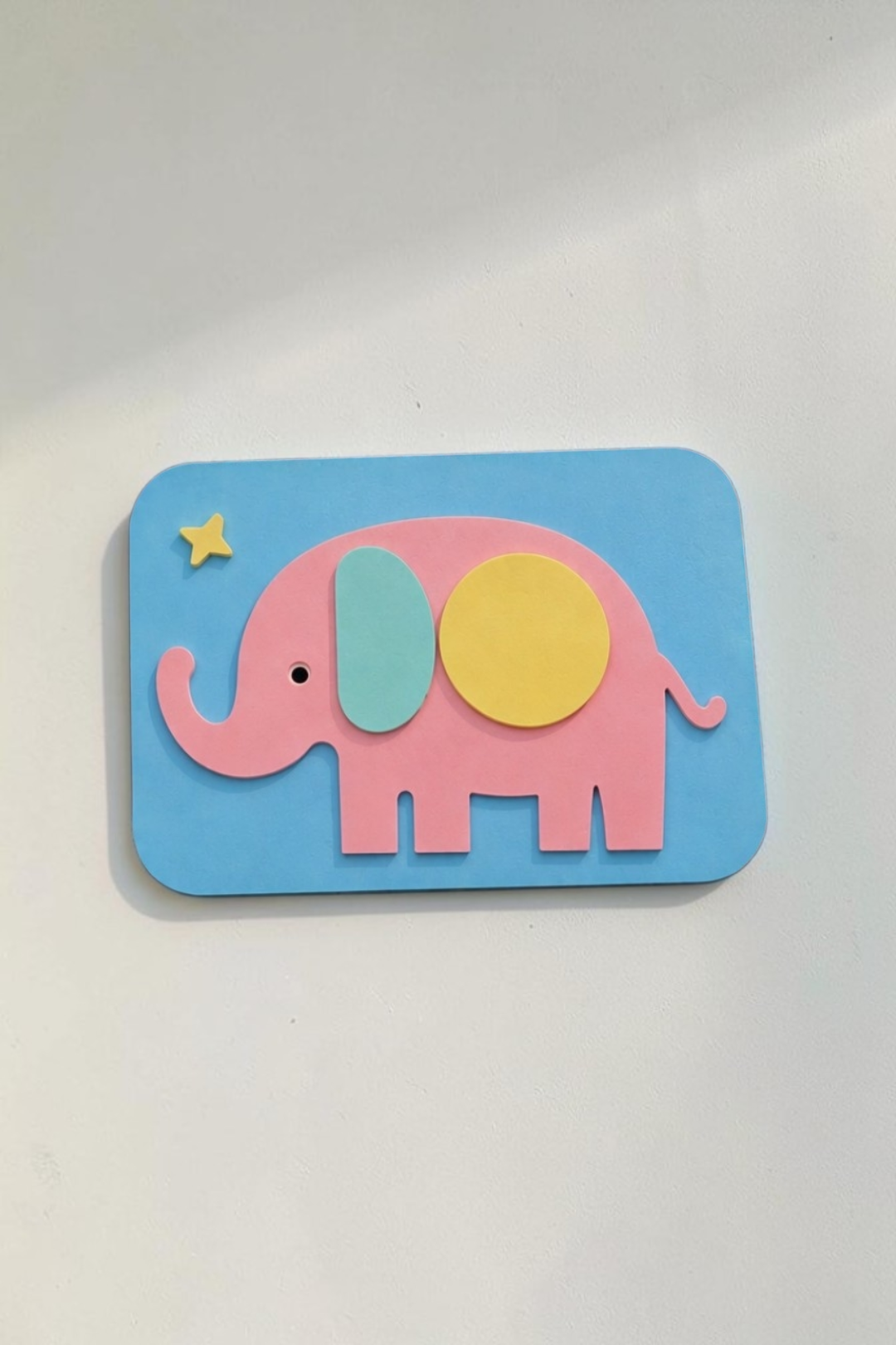 3D Elephant Wall Decor
