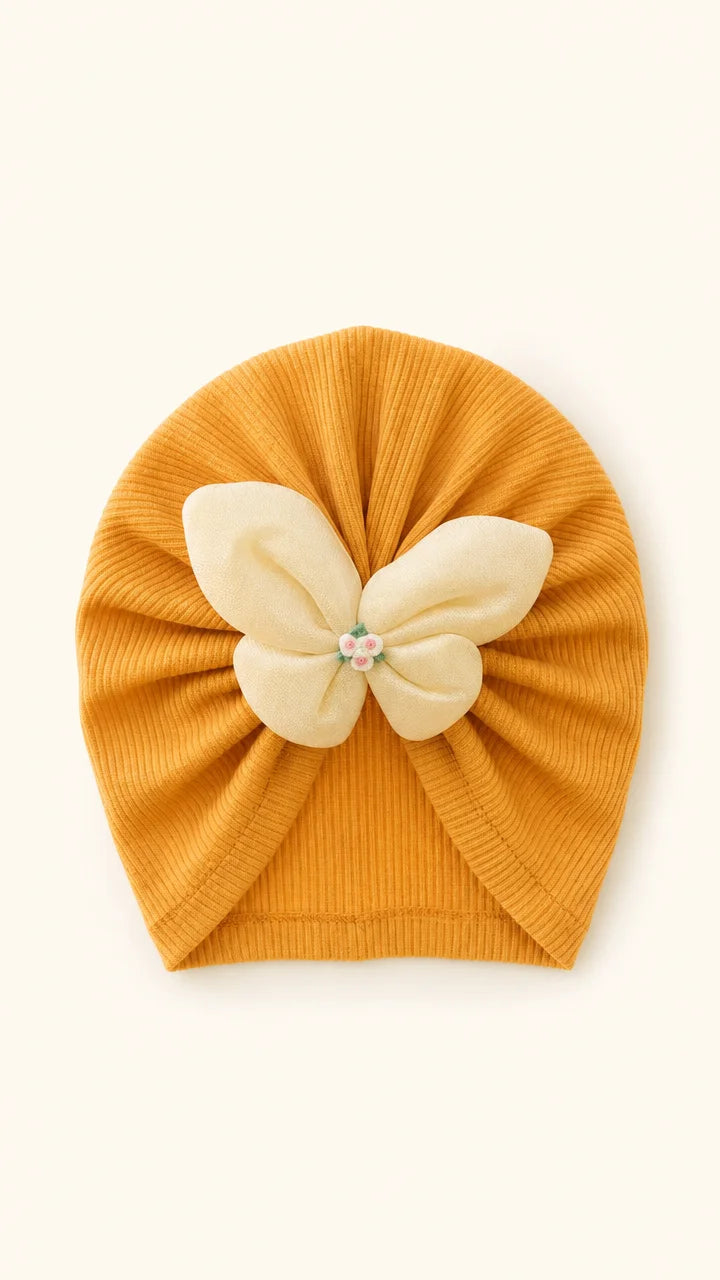 Peachy Bloom Newborn Turban
