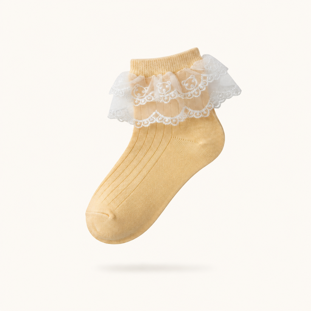 Buttercup Frill Socks