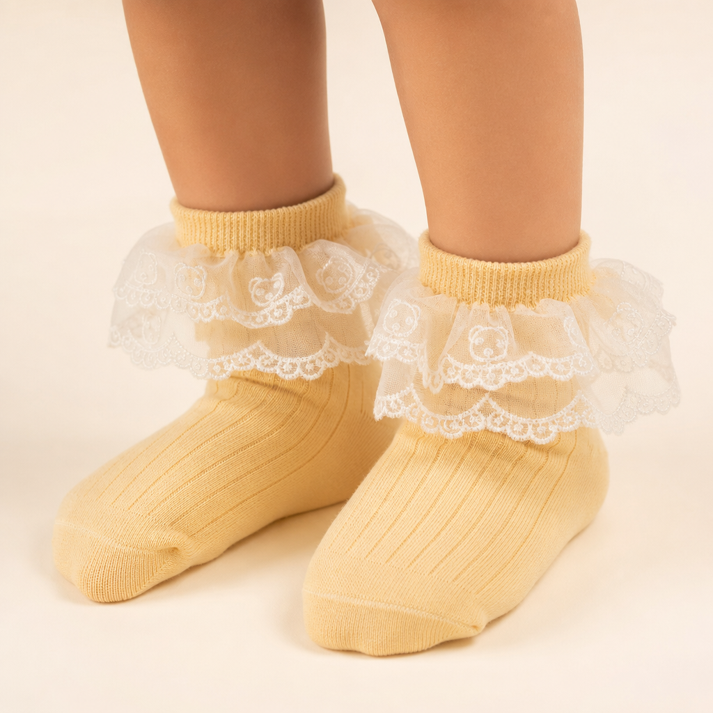Buttercup Frill Socks