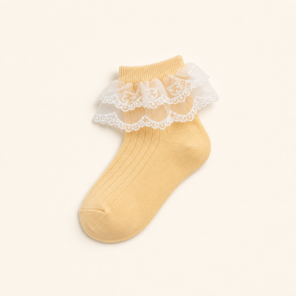 Buttercup Frill Socks